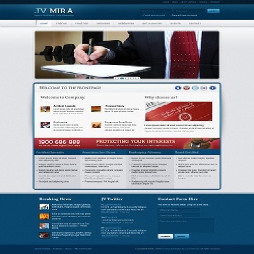 قالب سایت-psd-فتوشاپ- template-1-jv-mira
